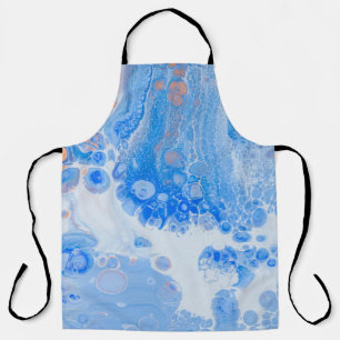 Orange and white jellyfish in water apron