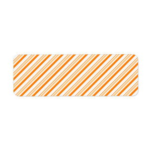 Orange and White Striped