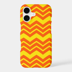 Orange and Yellow Chevron Pattern Design