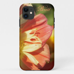 Orange And Yellow Dahlia Flower iPhone 5 Case