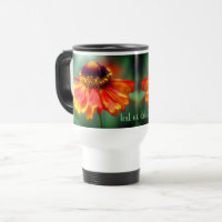 Orange And Yellow Daisy Flower Personalized