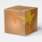 Orange and Yellow Fall Leaves Wedding Favour Box