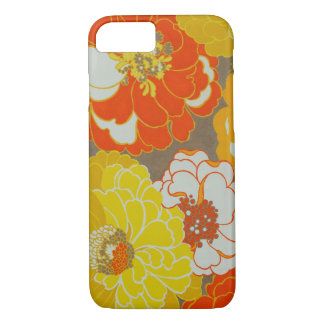 Orange and Yellow Floral Museum LA iPhone Case