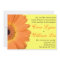 Orange and Yellow Gerber Daisy Wedding Invitations
