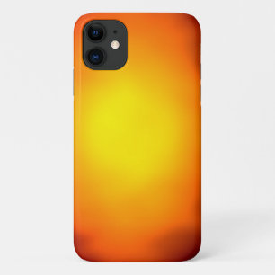 Orange and yellow glow iPhone 11 case