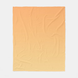 Orange and Yellow Gradient Background Fleece Blanket