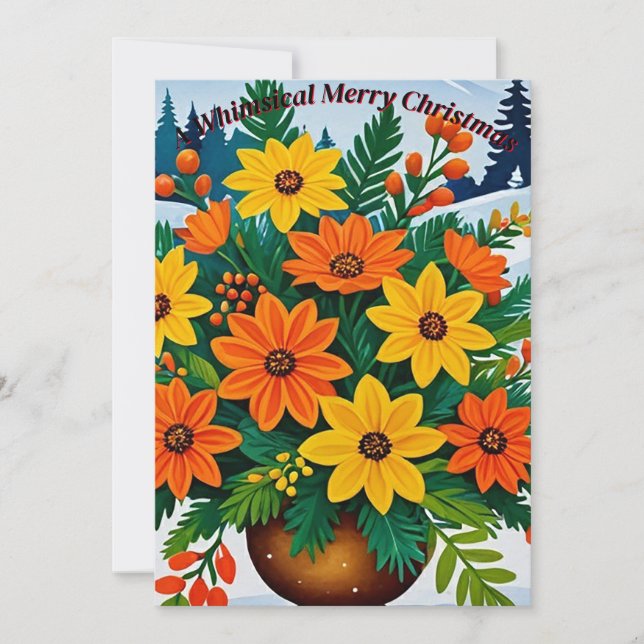 Orange and yellow invitation (Front)