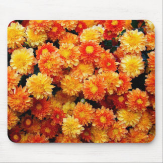 Orange and Yellow Mums Mouse Pad