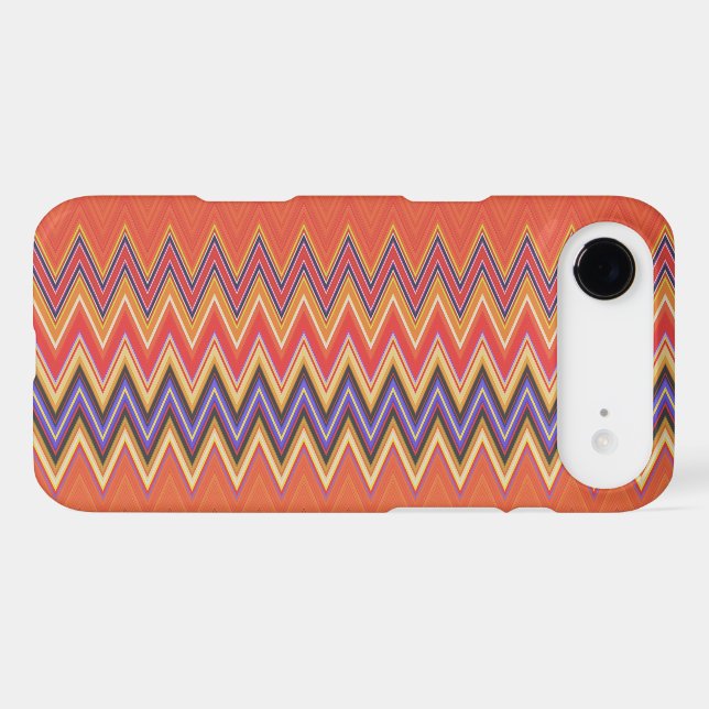 Orange and Zigzag (Back (Horizontal))