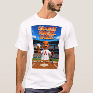 ORANGE ANGEL DUCK Men's Basic T-Shirt