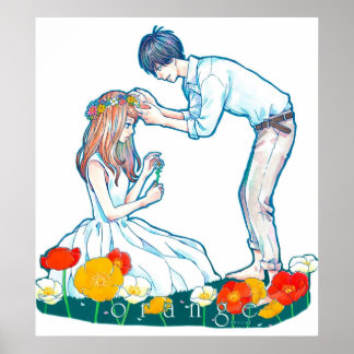 Orange Anime Naho Kakeru Love Poster