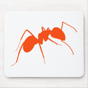 Orange Ant Mouse Pad