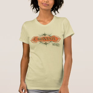Orange Art Deco Obliviate Spell Graphic T-Shirt