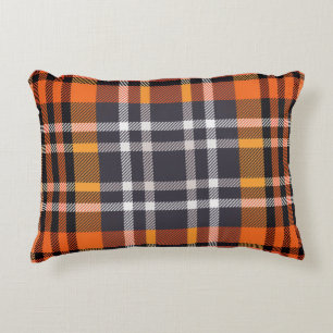 Orange Autumn Fall Halloween Thanksgiving Accent Pillow