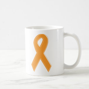 Orange Awareness Ribbon Coffee Mug