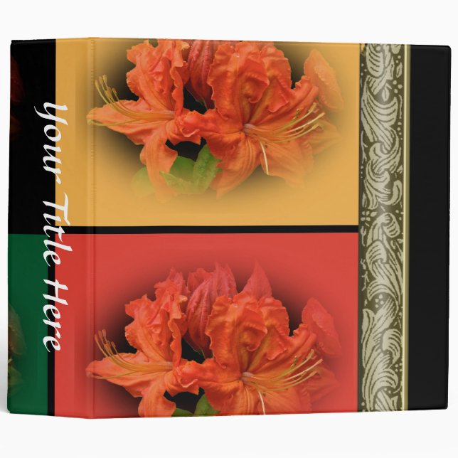 Orange Azaleas Binder (Front/Spine)
