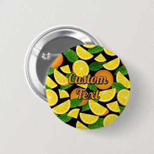 Orange Background 2 Inch Round Button