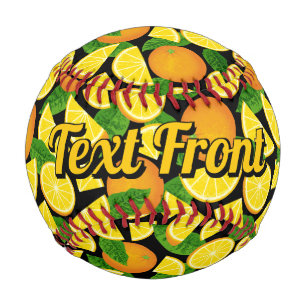 Orange Background Baseball