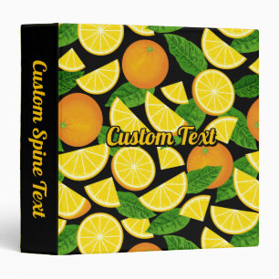 Orange Background Binder
