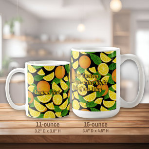 Orange Background Coffee Mug