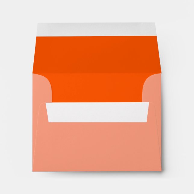 Orange Background Colour Customize This! Envelopes (Back (Bottom))