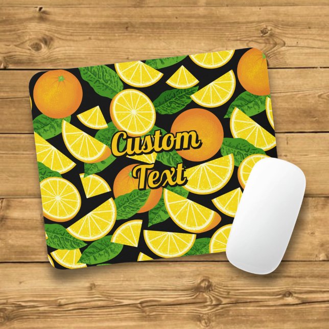 Orange Background Mouse Pad (Creator Uploaded)