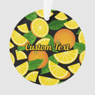 Orange Background Ornament