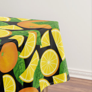 Orange Background Tablecloth