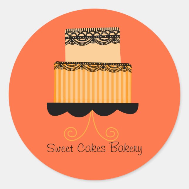 Orange Bakery Sticker (Front)