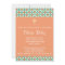 Orange Baptism/Christening Invite