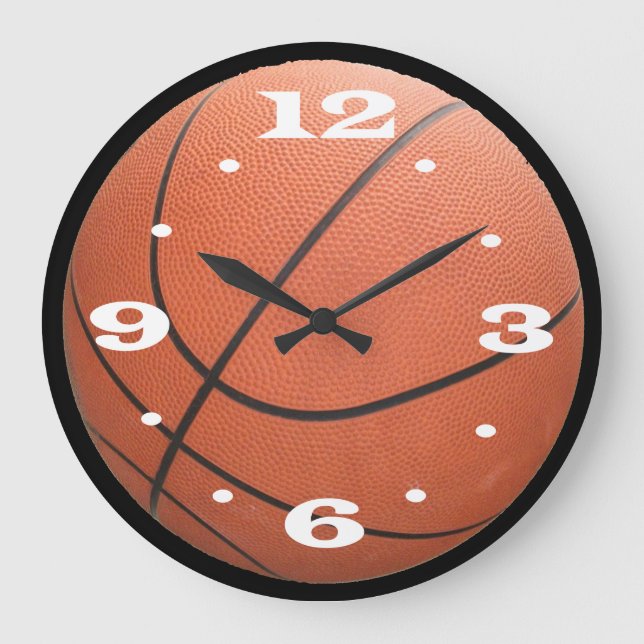 Orange Basketball Clock (Front)