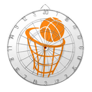 Orange Basketball Dartboard