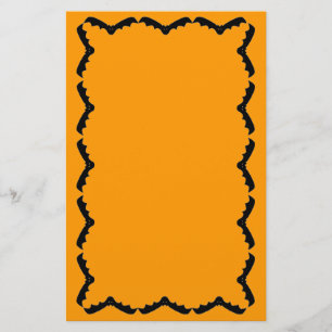 Orange Bat Stationery