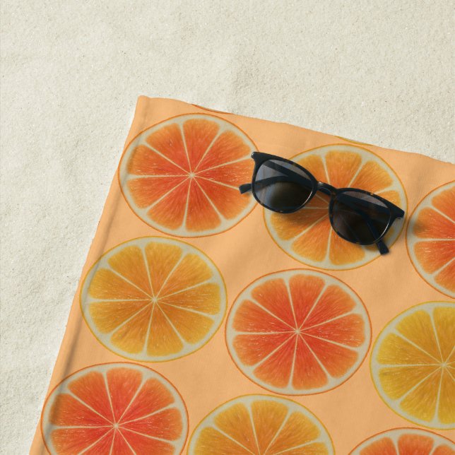 Orange Beach Towel (In Situ)