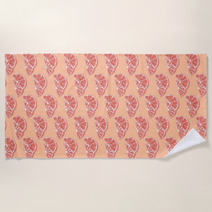 Orange Beach Towel