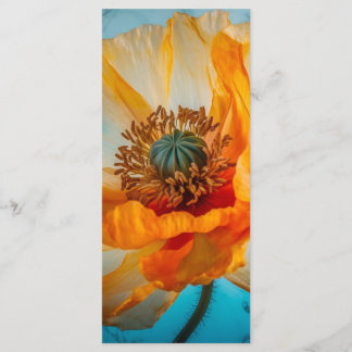Orange Beauty Bookmark  Menu