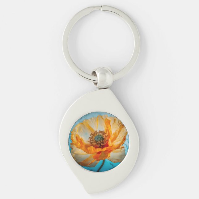 Orange Beauty  Keychain (Front)
