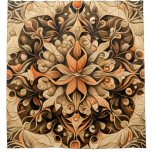 Orange Beige Brown Decoration aesthetic Background