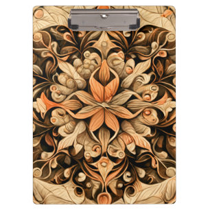 Orange Beige Brown Decoration aesthetic Background Clipboard