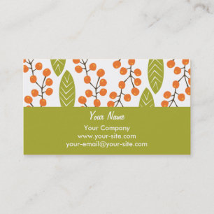 Orange Berries business cards