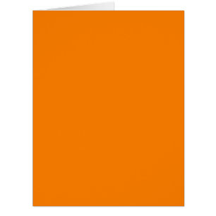 Orange BIG Greeting Card