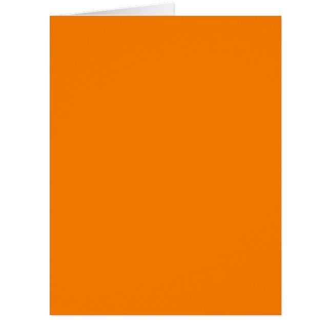Orange BIG Greeting Card (Front)