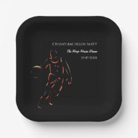 Orange black basketball champion bachelor party