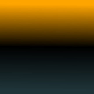 ORANGE BLACK BLUEGREEN Original Gradient Canvas L Print