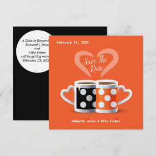 Orange + Black Coffee Colour or We Belong Together Holiday Card
