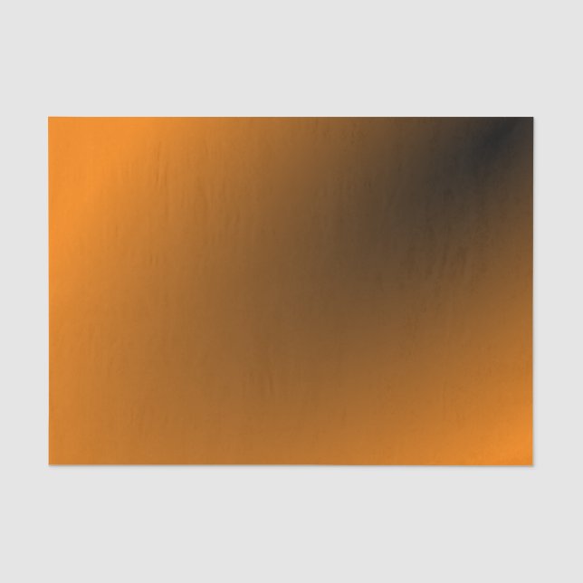 Orange Black Gradient Tissue Paper (Front)