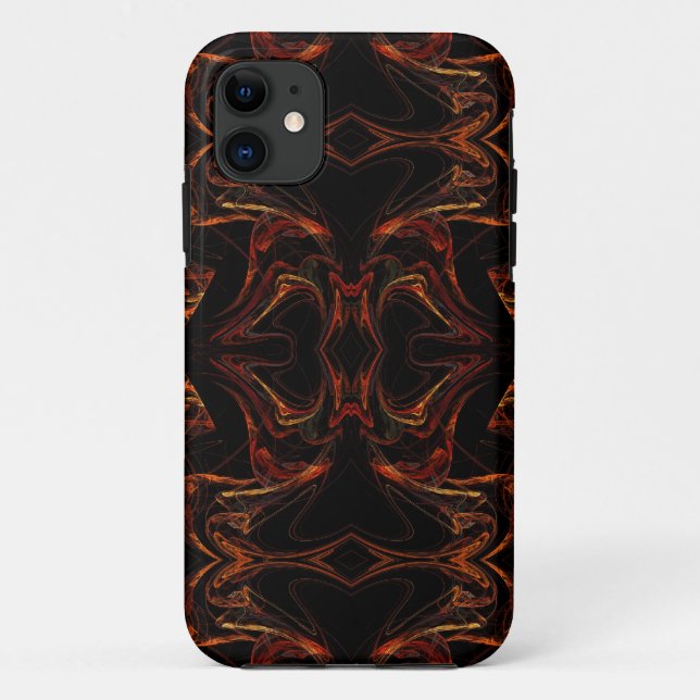 Orange & Black  iPhone 5 Custom Case-Mate ID Case-Mate iPhone Case (Back)