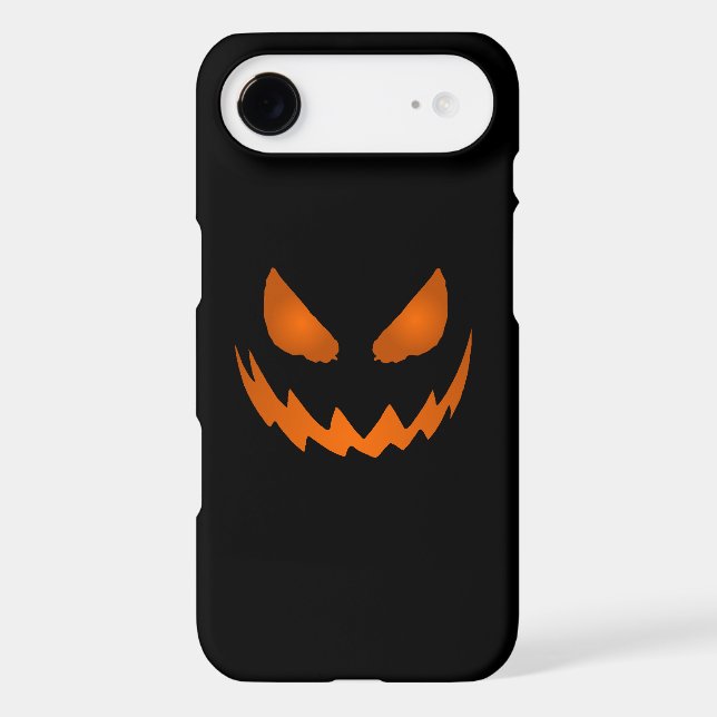 Orange & Black Jack-O-Lantern Halloween Case-Mate iPhone Case (Back)