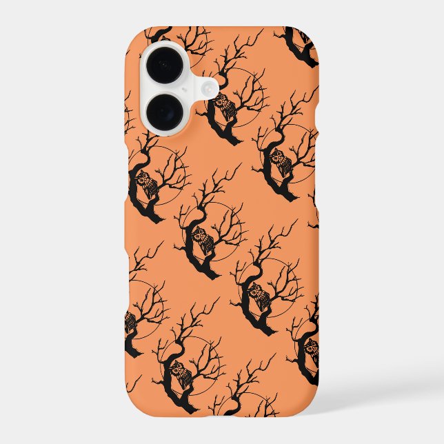 Orange & Black Owls Halloween (Back)