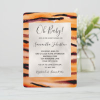 Orange Black Tiger Animal 